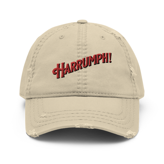 Harrumph! Classic Distressed Dad Hat